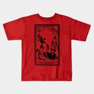 The Creative Halloween Art Tarot card Kids T-Shirt